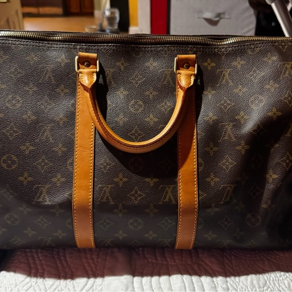 Louis Vuitton Brown Monogram Tote Bag 50 - Picture 1 of 16